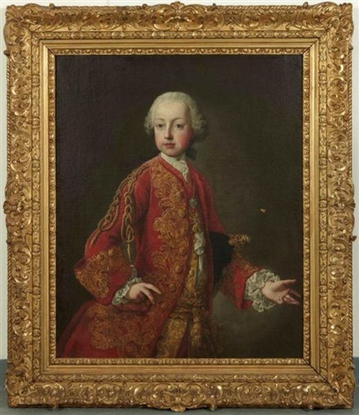 Portrait De L'empereur Joseph Ii Enfant Oil Painting by Martin van Meytens the Younger