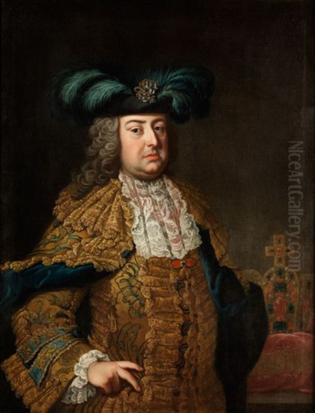 Bildnis Franz Stefan Von Lothringen Oil Painting by Martin van Meytens the Younger