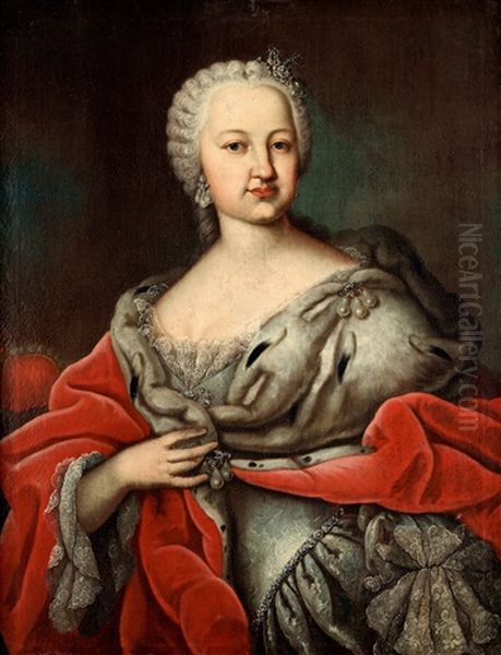 Maria Theresia Av Osterrike Oil Painting by Martin van Meytens the Younger