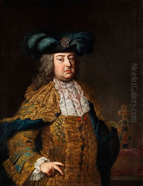 Bildnis Franz Stefan Von Lothringen Oil Painting by Martin van Meytens the Younger