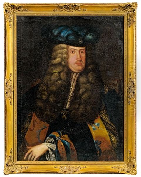 Kaiser Karl Vi. Oil Painting by Martin van Meytens the Younger