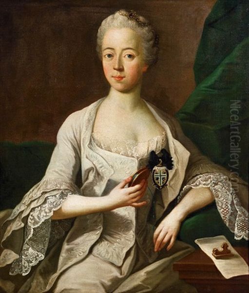 Dame Mit Sternkreuzorden Oil Painting by Martin van Meytens the Younger