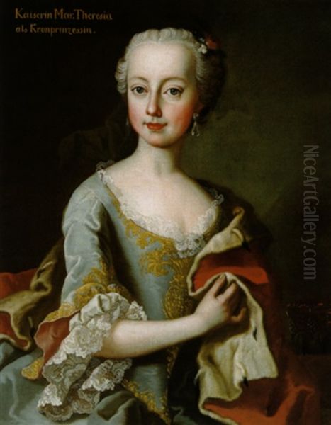 Kaiserin Maria Theresia Als Kronprinzessin by Martin van Meytens the Younger