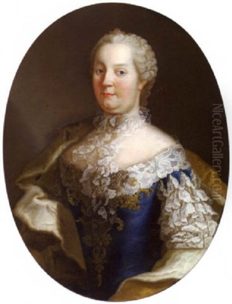 Bildnis Der Kaiserin Maria Theresia Oil Painting by Martin van Meytens the Younger