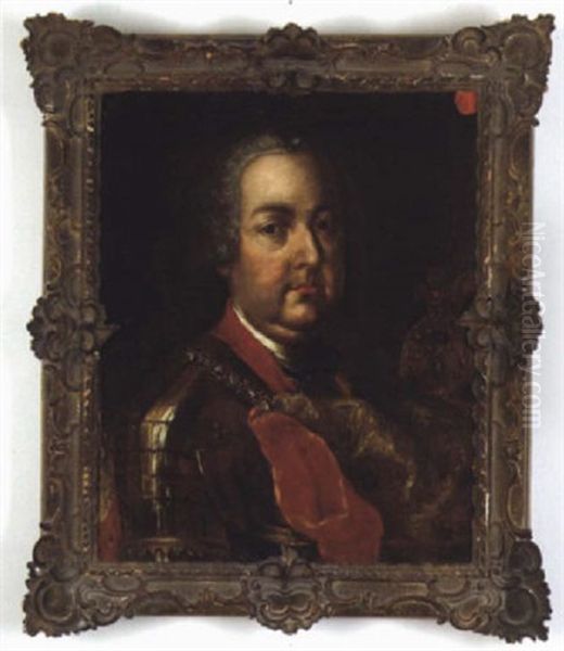 Kaiser Franz I. Stefan Mit Der Krone Des Heiligen Romischen Reiches Deutscher Nation Oil Painting by Martin van Meytens the Younger