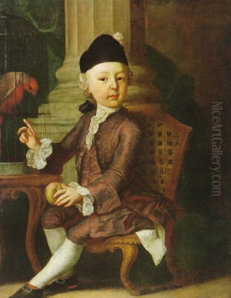 Retrato Del Emperador Jose Ii Nino Oil Painting by Martin van Meytens the Younger