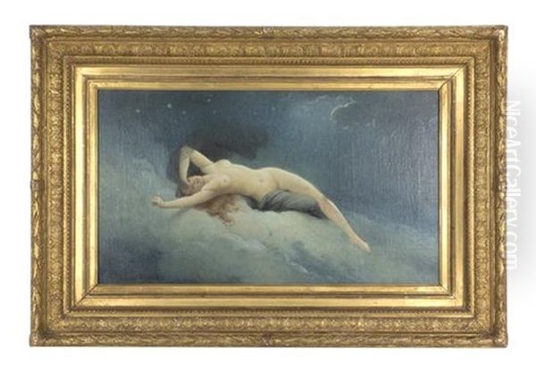 Nude Maiden by Ernest Barthelemy Michel