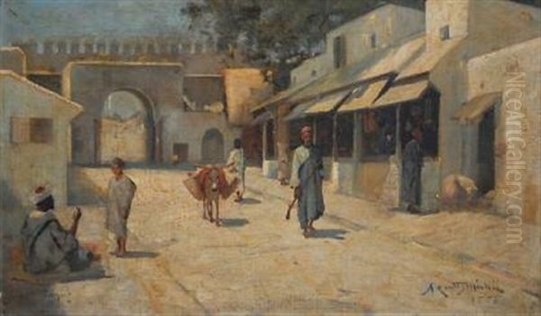 Tanger Oil Painting by James Coutts Michie