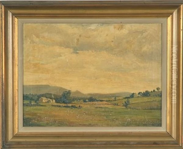 Pastoral Landscape Oil Painting by Stanley Grant Middleton