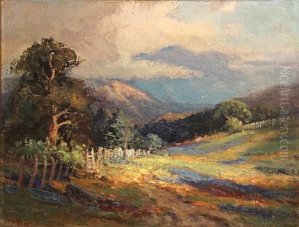 Mount Tamalpais From Mason County Oil Painting by Arthur William Best