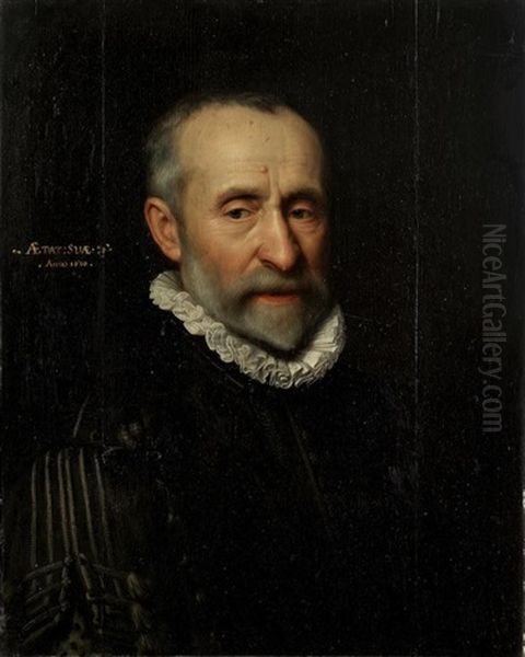 Portrait Of Pieter Van Der Meer, Bust-length Oil Painting by Michiel Janszoon van Mierevelt