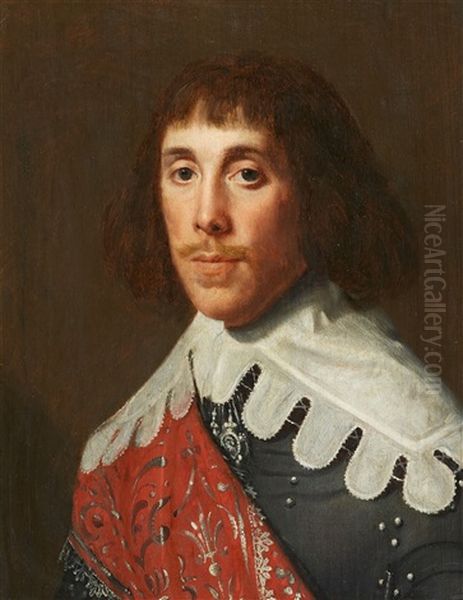 Portrait Of An Officer Oil Painting by Michiel Janszoon van Mierevelt