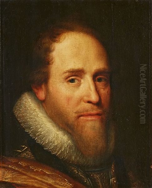 Portrait Of Maurice Of Orange-nassau Oil Painting by Michiel Janszoon van Mierevelt