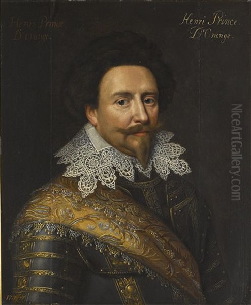 Portrait Of Frederick Henry, Prince Of Orange (1584-1647) Oil Painting by Michiel Janszoon van Mierevelt