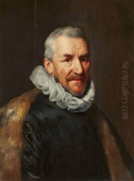 Portrait Of A Gentleman Oil Painting by Michiel Janszoon van Mierevelt