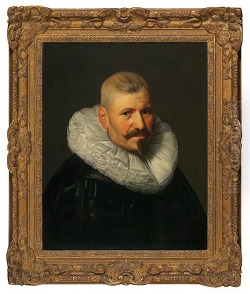 Portrait Of A Gentleman Oil Painting by Michiel Janszoon van Mierevelt