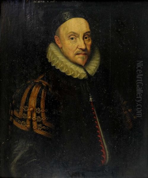 Portrait Of A Gentleman Oil Painting by Michiel Janszoon van Mierevelt