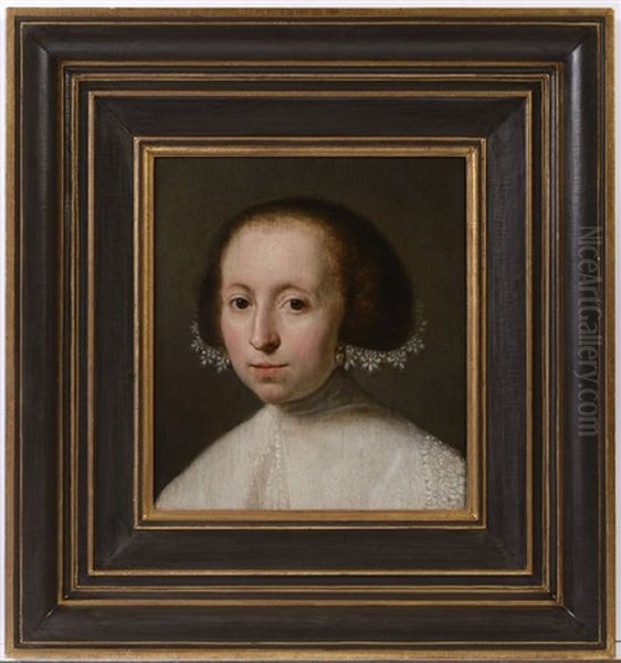 Portrait Of A Lady Oil Painting by Michiel Janszoon van Mierevelt