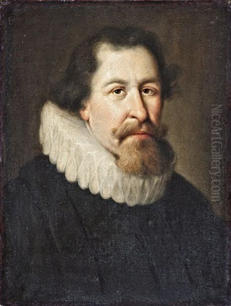 Ferfi Portre Oil Painting by Michiel Janszoon van Mierevelt