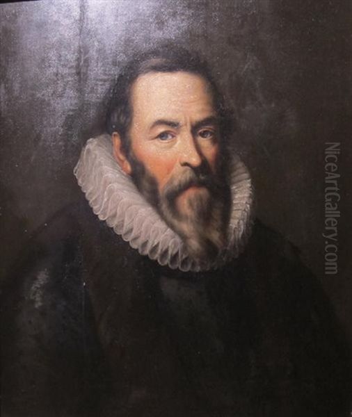 Portrait De Johan Van Oldenbarnevelt Oil Painting by Michiel Janszoon van Mierevelt