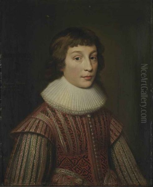 Portrait Du Prince Frederik Hendrik, Prince D'orange Oil Painting by Michiel Janszoon van Mierevelt