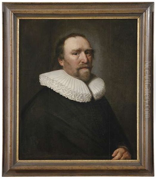 Portrait Des Gaspard Iii De Coligny, Genannt Marechal De Chatillon Oil Painting by Michiel Janszoon van Mierevelt