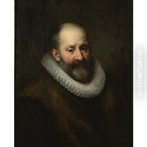 Portrait Of A Man Oil Painting by Michiel Janszoon van Mierevelt