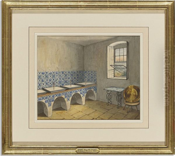 The Dairy At Howsham Hall Oil Painting by Mary Ellen Best