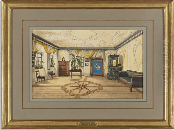 A Drawing Room In Nuremberg Oil Painting by Mary Ellen Best