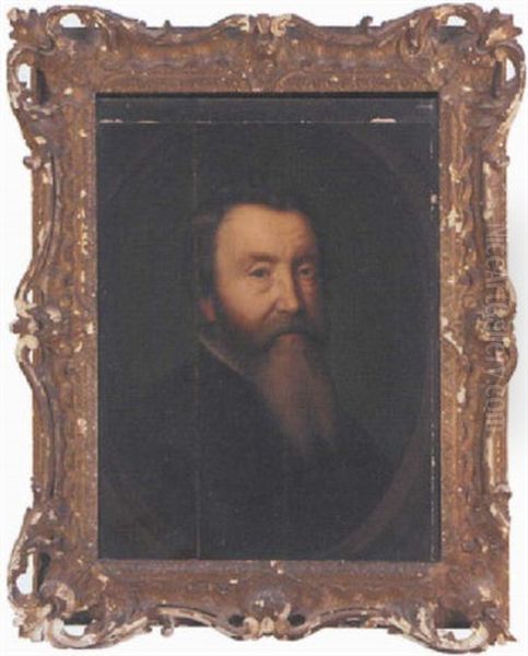 Portrait Of A Gentleman, With A Beard Oil Painting by Michiel Janszoon van Mierevelt