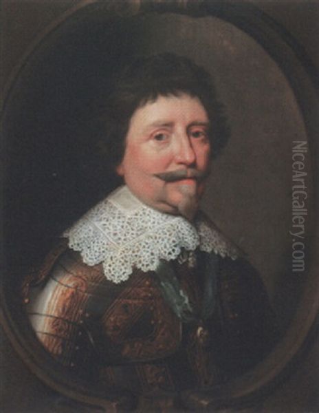 Portrait Of Frederik Hendrik, Prince Of Orange Oil Painting by Michiel Janszoon van Mierevelt