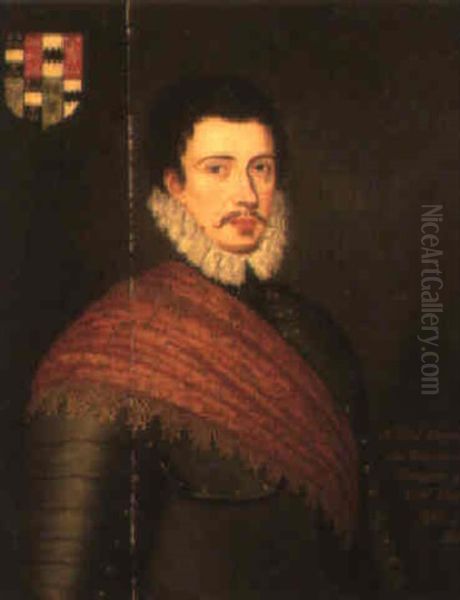 Portrait Of Sir Thomas Wenman Oil Painting by Michiel Janszoon van Mierevelt