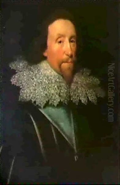 Portrait Of James Hay, 1st Earl Of Carlisle (1580-1636) Oil Painting by Michiel Janszoon van Mierevelt