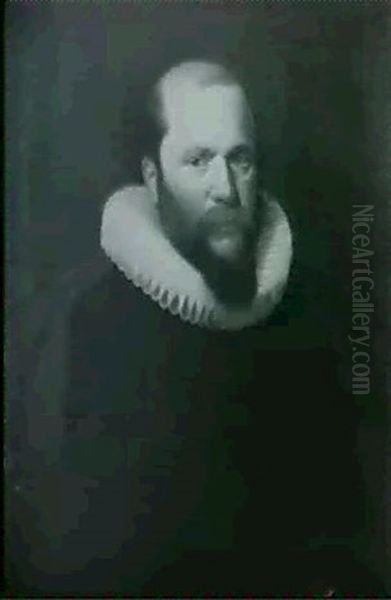 Portrait D'un Homme De Qualite Oil Painting by Michiel Janszoon van Mierevelt