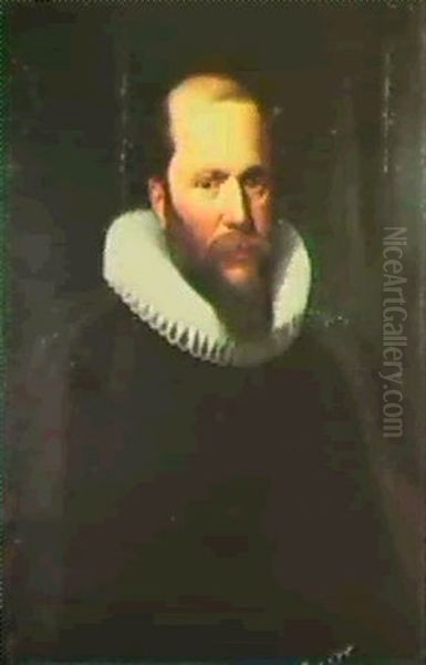 Portrait D'un Homme De Qualite Oil Painting by Michiel Janszoon van Mierevelt