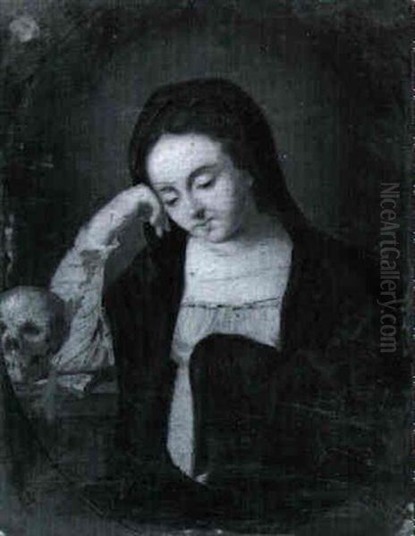 Die Bussende Magdalena Oil Painting by Frans van Mieris the Elder