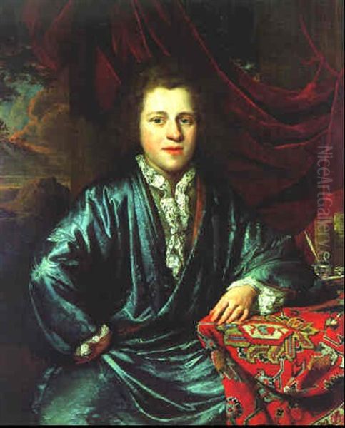 Bildnis Eines Vornehmen Jungen Herrn Oil Painting by Frans van Mieris the Younger