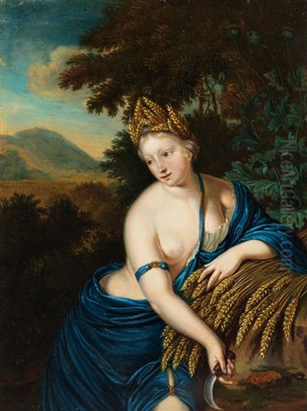 Allegorie Des Sommers Oil Painting by Willem van Mieris