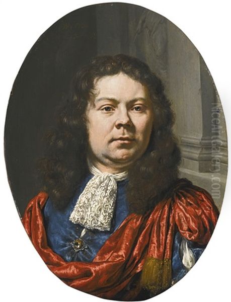 Portrait Of Willem Cornelisz Backer by Willem van Mieris