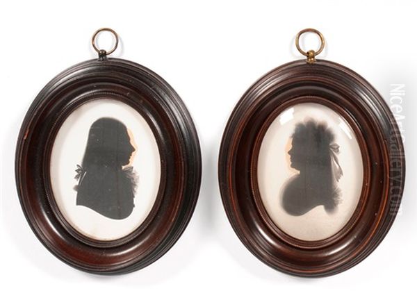 Untitled (mr. Thomas Ramsden) (+ Untitled (mrs. Ramsden); Pair) Oil Painting by John Miers