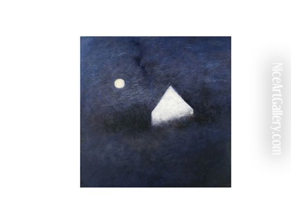 Moonlight Oil Painting by Kotaro Migishi