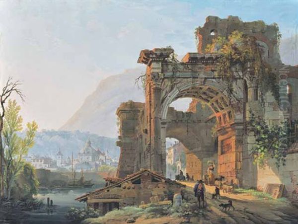 Ritorno Dai Campi Oil Painting by Giovanni Migliara