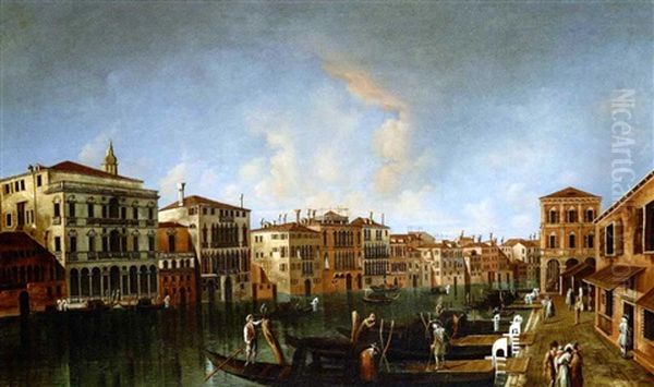 Vue De Venise: Le Grand Canal Oil Painting by Giovanni Migliara