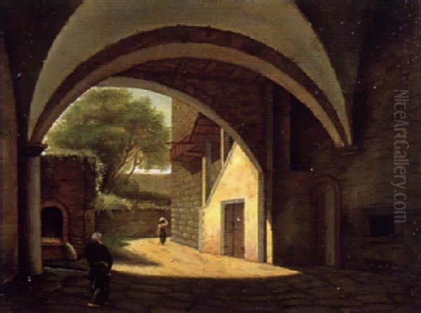 Gewolbter Durchgang Oil Painting by Giovanni Migliara