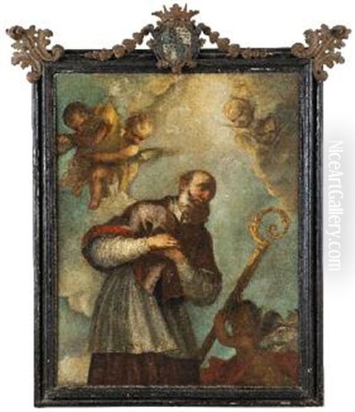 San Francesco Di Sales Oil Painting by Francesco Migliori