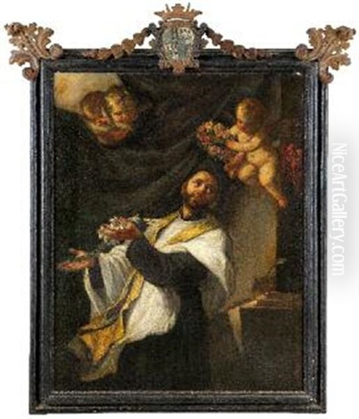 San Gaetano Da Thiene Oil Painting by Francesco Migliori