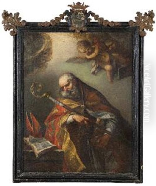 Sant'agostino Oil Painting by Francesco Migliori