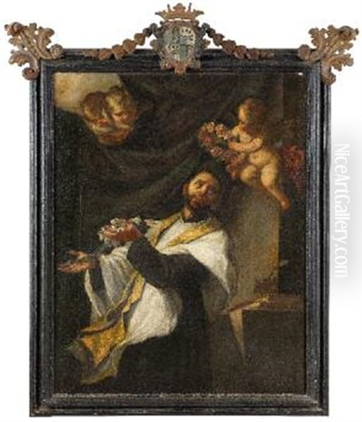 San Gaetano Da Thiene Oil Painting by Francesco Migliori