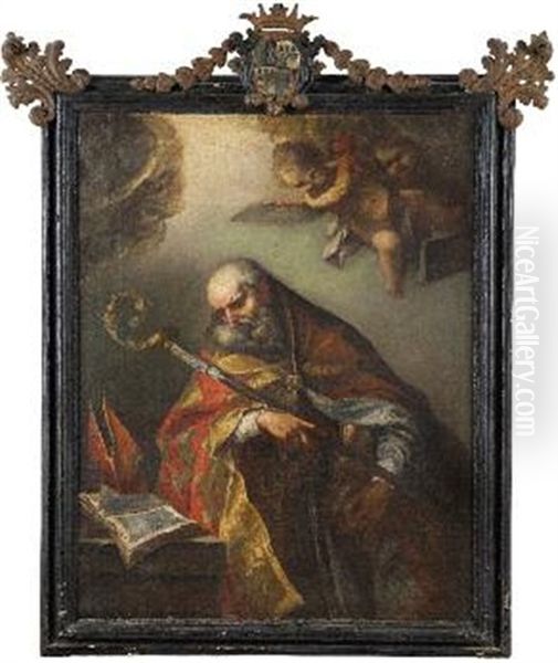 Sant'agostino Oil Painting by Francesco Migliori