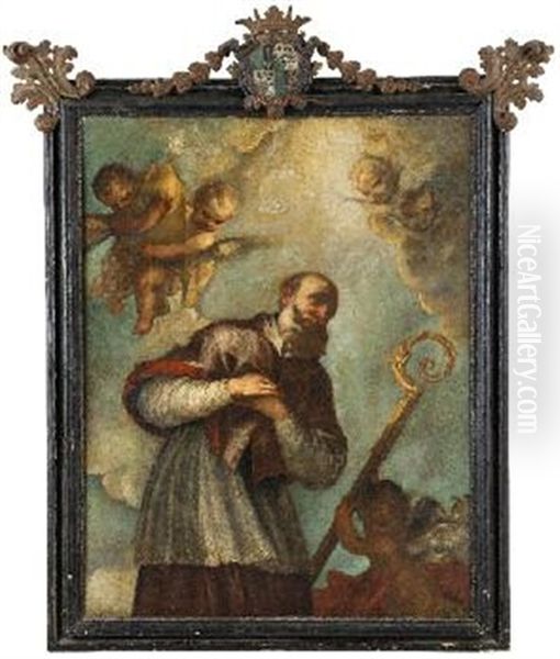 San Francesco Di Sales Oil Painting by Francesco Migliori